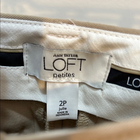 Ann Taylor Loft Julie Tan dress Pants - Picture 6 of 16
